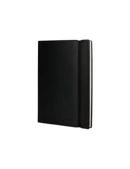 CUADERNO GRAP. LIDERPAPEL INDICE A5 4MM 120H. 70GR. NG. C/GOMA