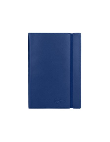 CUADERNO GRAP. LIDERPAPEL INDICE A6 4MM 120H. 70GR. AZ. C/GOMA
