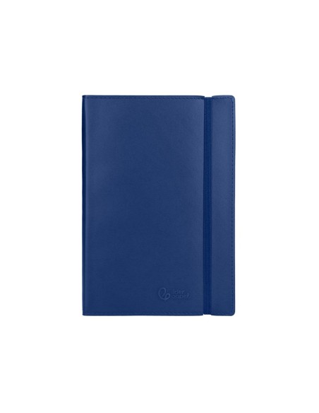 CUADERNO GRAP. LIDERPAPEL INDICE A6 4MM 120H. 70GR. AZ. C/GOMA