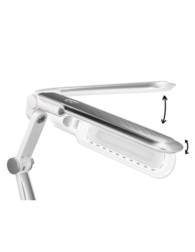 LAMPARA OFICINA Q- CONNECT PRO.ABS 32 LEDS 10 W SENSOR 3 NIVELES CROM