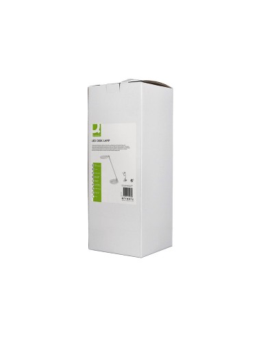 LAMPARA OFICINA Q-CON.SOBREMESA PRO.ABS 80 LEDS 7 W INTERRUPTOR BL.