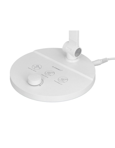 LAMPARA OFICINA Q-CON.SOBREMESA PRO.ABS 80 LEDS 7 W INTERRUPTOR BL.