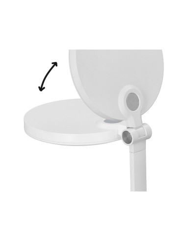 LAMPARA OFICINA Q-CON.SOBREMESA PRO.ABS 80 LEDS 7 W INTERRUPTOR BL.