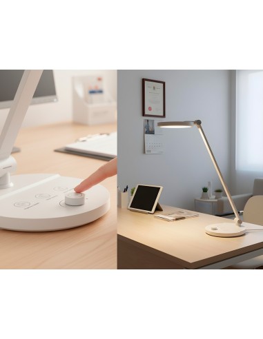 LAMPARA OFICINA Q-CON.SOBREMESA PRO.ABS 80 LEDS 7 W INTERRUPTOR BL.