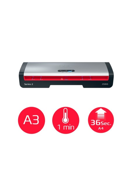 PLASTIFICADORA GBC 250HS OFFICE DIN A3 APAGADO AUTOMATICO 2 RODILLOS