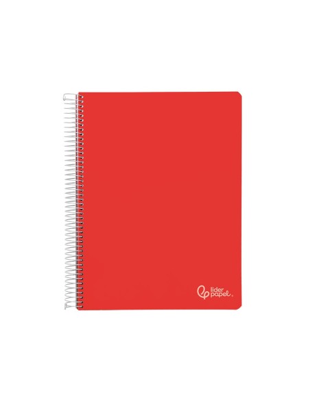 CUADERNO ESPIRAL LIDERPAPEL FOLIO WITTY TAPA DURA 140H 75GR CUADRO 4