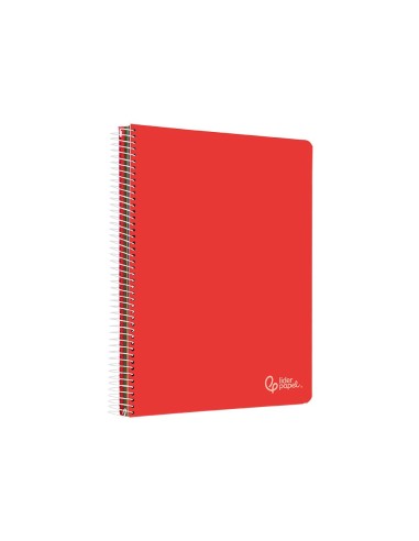 CUADERNO ESPIRAL LIDERPAPEL FOLIO WITTY TAPA DURA 140H 75GR CUADRO 4