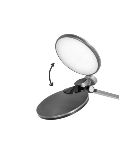 LAMPARA OFICINA Q-CON.SOBREMESA PRO.AL.9W 120 LED CARGADOR MOVIL NG.