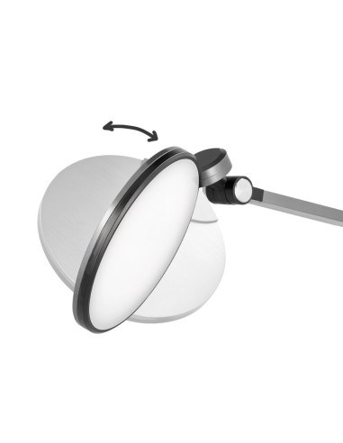 LAMPARA OFICINA Q-CON.SOBREMESA PRO.AL.9W 120 LED CARGADOR MOVIL NG.