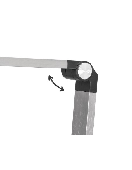 LAMPARA OFICINA Q-CON.SOBREMESA PRO.AL.9W 120 LED CARGADOR MOVIL NG.