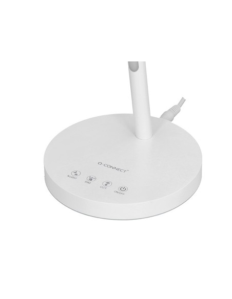 LAMPARA OFICINA Q-CON.SOBREMESA ABS TACTIL 6W 32 LED 330LM BL.