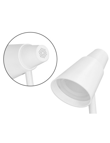 LAMPARA OFICINA Q-CON.SOBREMESA ABS TACTIL 6W 32 LED 330LM BL.