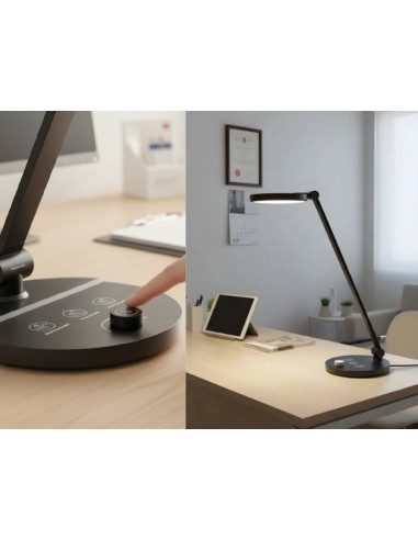 LAMPARA OFICINA Q-CON.SOBREMESA PRO.ABS 80 LEDS 7 W INTERRUPTOR NG.