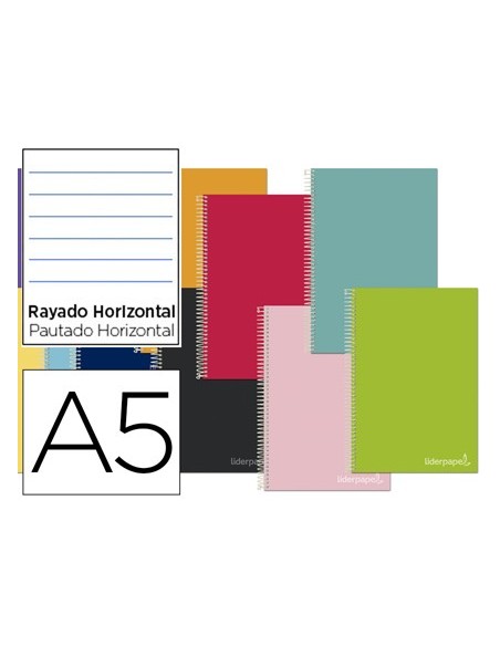 CUADERNO ESP. JOLLY A5 T.FORRADA MICRO HOR.5B 6T.140H.75GR.*74841