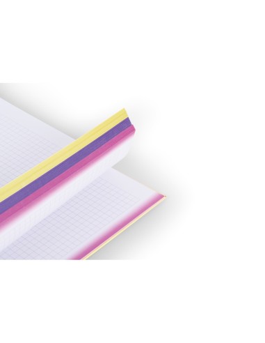 CUADERNO ESP.MILAN COLECCION SUNSET A4 T.DURA 90H. 95GR.5MM AM.