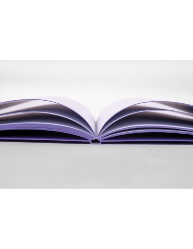 CUADERNO ENCOLADA MILAN COLECCION SUNSET A4 48H. 95GR.5MM LILA