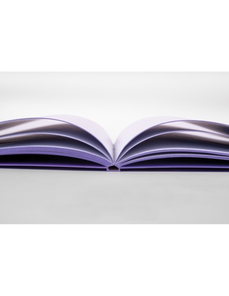 CUADERNO ENCOLADA MILAN COLECCION SUNSET A4 48H. 95GR.5MM LILA