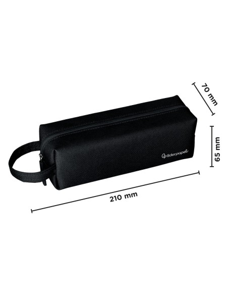 ESTUCHE PORTATODO LIDERPAPEL CLASSIC RECTANGULAR CON ASA 210X70M