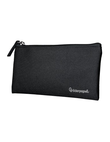ESTUCHE PORTATODO LIDERPAPEL PLANO ANCHO UNA CREMALLERA 200X100 MM N