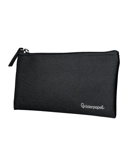ESTUCHE PORTATODO LIDERPAPEL PLANO ANCHO UNA CREMALLERA 200X100 MM N