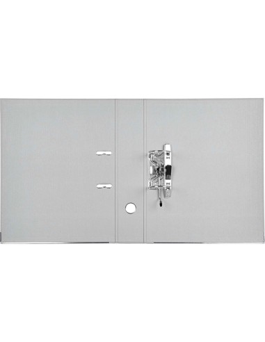 ARCHIVADOR ESTRECHO PALANCA DOCUMENTA FL PVC RADO LOMO 52MM GRIS