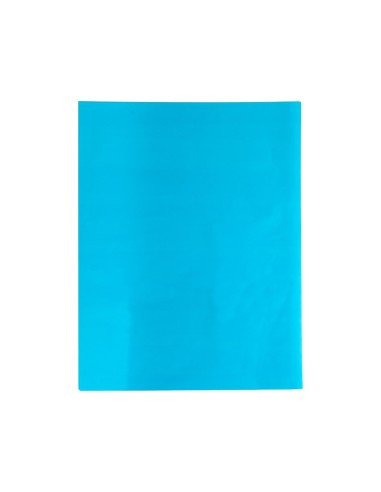 PAPEL SEDA CELESTE 52X76 CM 18 GR PAQUETE 25 H.