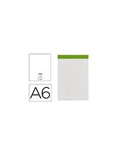 BLOC ENCOLADO LIDERPAPEL A6 LISO 80H. 60GR. S/TAPA 2