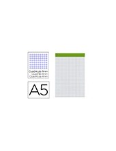 BLOC ENCOLADO LIDERPAPEL A5 4MM PERFORADO 80H. 60GR. S/TAPA 2