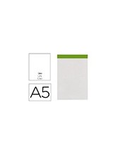 BLOC ENCOLADO LIDERPAPEL A5 LISO 80H. 60GR. S/TAPA 2