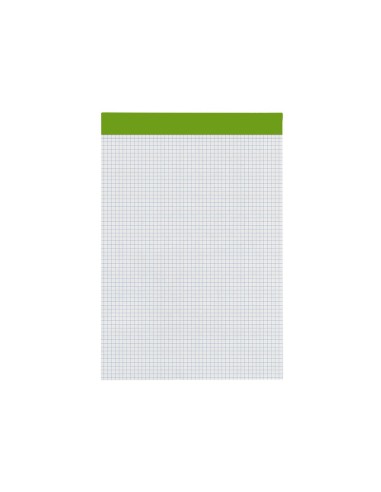 BLOC ENCOLADO LIDERPAPEL A4 4MM PERFORADO 80H. 60GR. S/TAPA