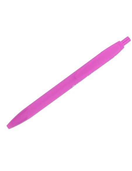 BOLIGRAFO LIDERPAPEL GUMMY TOUCH RETRACTIL 1.0 MM TINTA ROSA