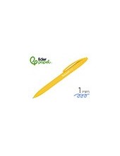 BOLIGRAFO LIDERPAPEL GUMMY TOUCH RETRACTIL 1.0 MM TINTA AMARILLO 2