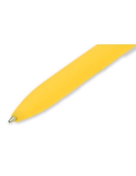 BOLIGRAFO LIDERPAPEL GUMMY TOUCH RETRACTIL 1.0 MM TINTA AMARILLO