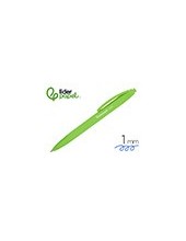 BOLIGRAFO LIDERPAPEL GUMMY TOUCH RETRACTIL 1.0 MM TINTA VERDE 2