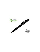 BOLIGRAFO LIDERPAPEL GUMMY TOUCH RETRACTIL 1.0 MM TINTA NEGRO 2