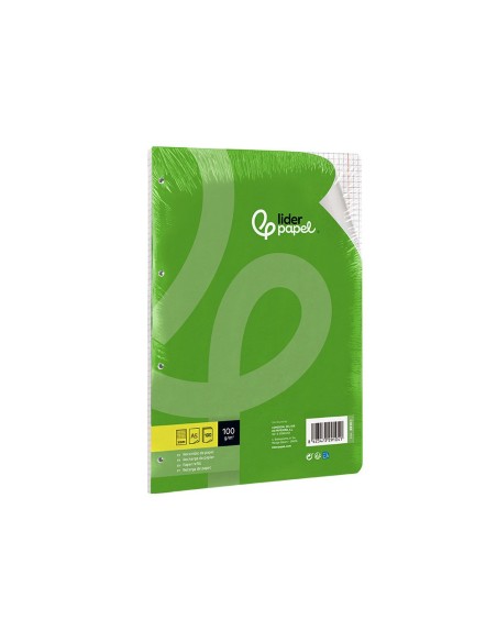 REC.DIN A5 100 H CUADRO 5 MM 6 TAL.C/MARGEN PAPEL 100 GRAMOS