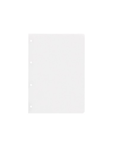 RECAMBIO LIDERPAPEL DIN-A5 100 H LISO 6 TALADROS MARGEN PAPEL 100 GR.