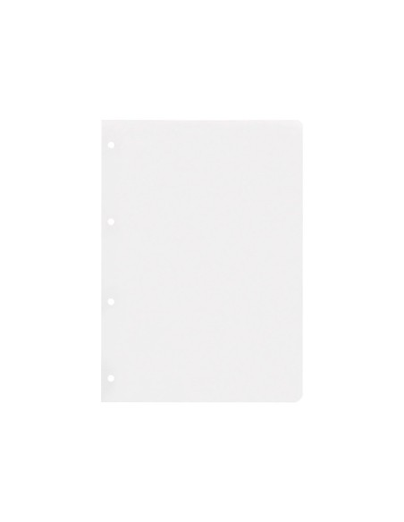 RECAMBIO LIDERPAPEL DIN-A5 100 H LISO 6 TALADROS MARGEN PAPEL 100 GR.