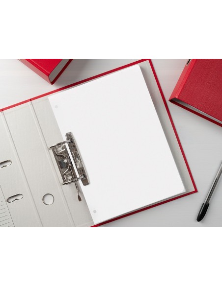 RECAMBIO LIDERPAPEL DIN-A5 100 H LISO 6 TALADROS MARGEN PAPEL 100 GR.