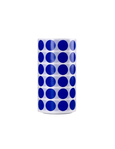GOMETS  AUTOADHESIVO CIRCULOS 15MM AZ. ROLLO 2500 UD.EN CAJA CARTON