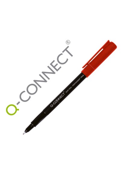 ROTULADOR Q-CONNECT RETROPROYECCION PUNTA FIBRA SUPER FINA REDONDA 0