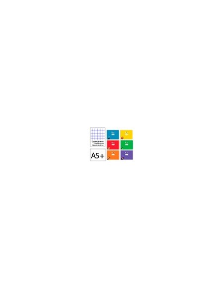 CUADERNO GRAP. LIDERPAPEL A5 T.CARTON PAUTAGUIA 8MM 32H. 70GR. SURT.