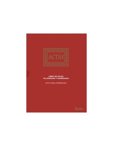 LIBRO  A4 ACTAS 15AN.CON 100H. MOVIBLES FOLIADAS