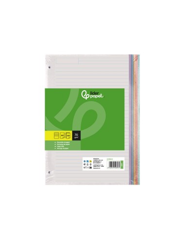 REC.DIN A4 120 H H.4 TAL.SIN MARGEN BANDAS 5 COL.PAPEL 70 GR