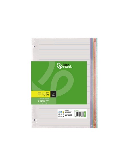 REC.DIN A4 120 H H.4 TAL.SIN MARGEN BANDAS 5 COL.PAPEL 70 GR