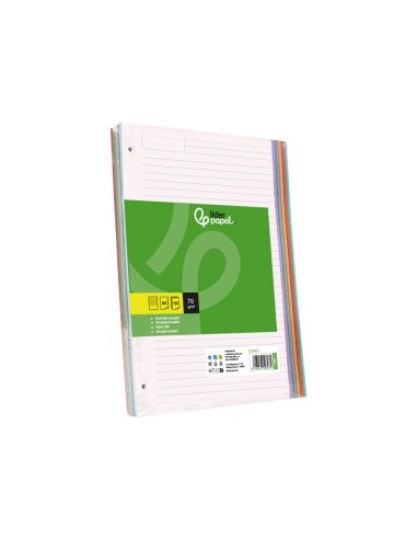 REC.DIN A4 120 H H.4 TAL.SIN MARGEN BANDAS 5 COL.PAPEL 70 GR