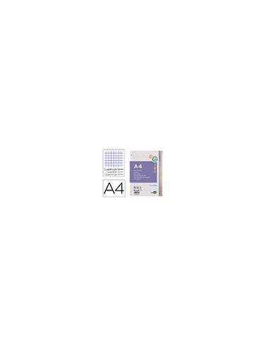 RECAMBIO  A4 200+50H. 90G/M2 5MM4 TAL.B.DE 5 COL.