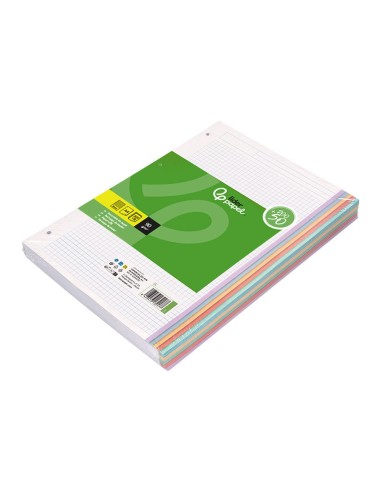 RECAMBIO  A4 200+50H. 90G/M2 5MM4 TAL.B.DE 5 COL.