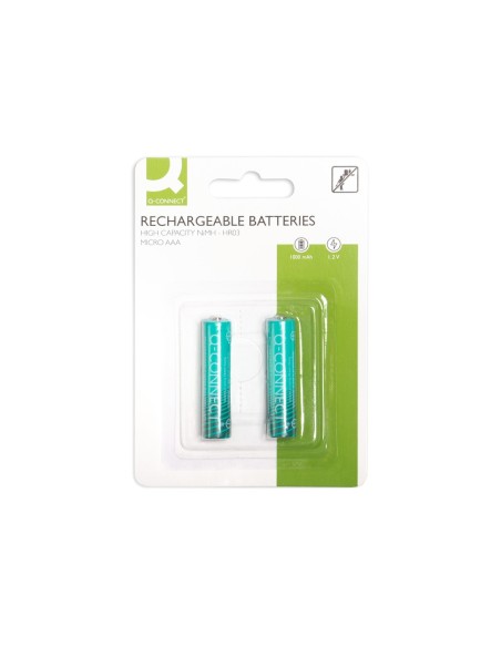 PILA Q-CON.ALCALINA AAA RECARGABLE BLISTER 2 UD.
