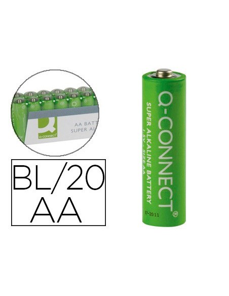 PILA Q-CON.PACK 20 PILAS ALCALINA AA
